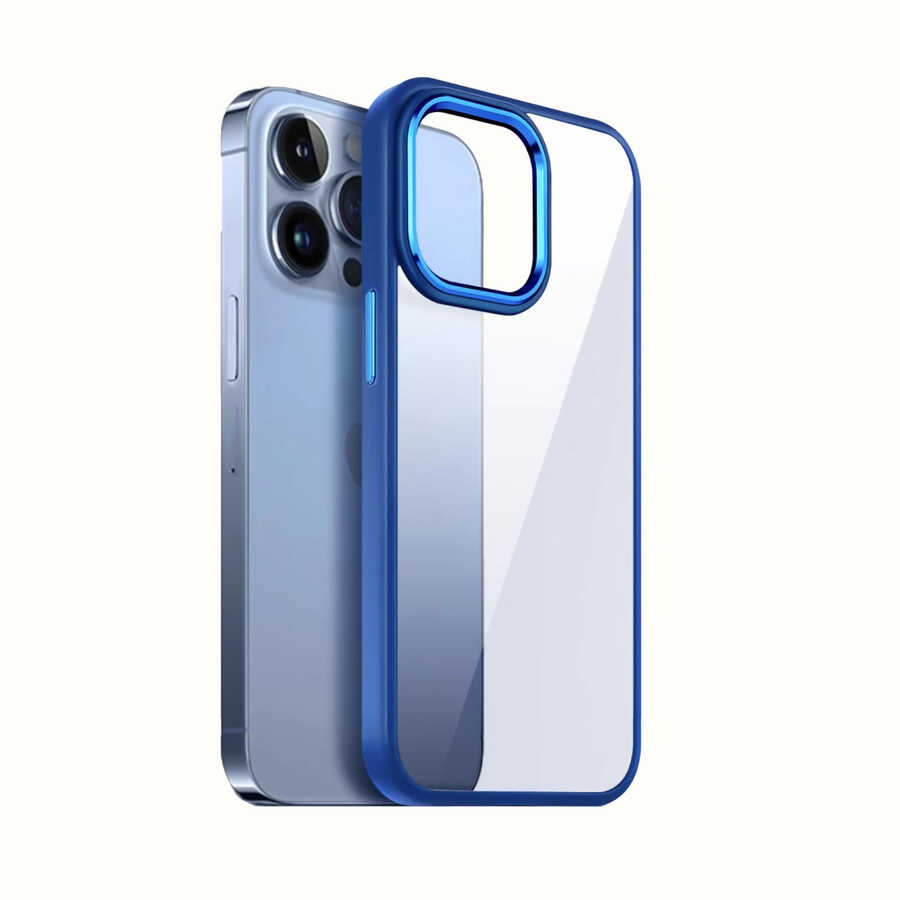 Apple iPhone 12 Uyumlu Kılıf Zore Krom Kapak - 5