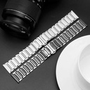 Huawei Watch GT 3 46mm Uyumlu Seramik Metal Kordon - 4