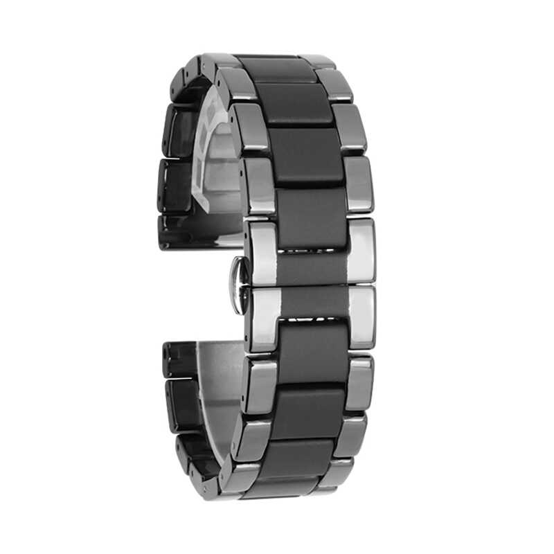 Huawei Watch GT 3 46mm Uyumlu Mat Seramik Metal Kordon - 1