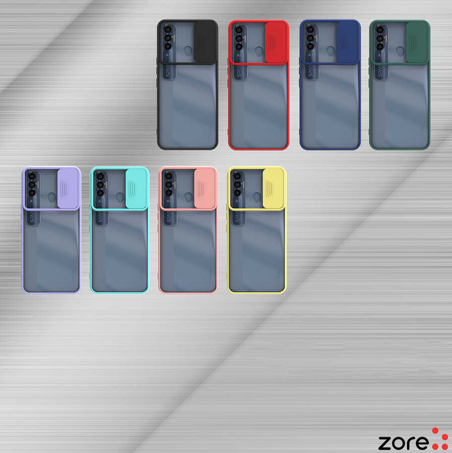 Tecno Spark 7 Pro Uyumlu Kılıf Zore Lensi Kapak - 1
