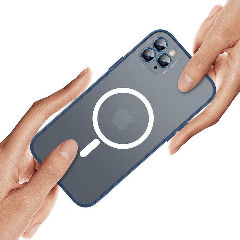 Apple iPhone 13 Pro Uyumlu Kılıf Zore Mokka Wireless Kapak - 4