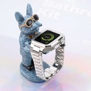 Apple Watch 7 45mm Uyumlu Zore KRD-64 Metal Kordon - 1