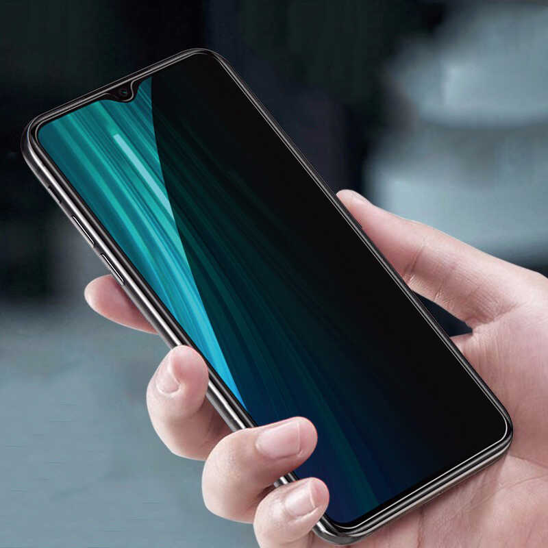 Vivo Y21S Uyumlu Davin 5D Privacy Cam Ekran Koruyucu - 2