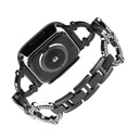 ​​​Apple Watch 7 45mm Uyumlu KRD-57 Metal Kordon - 8