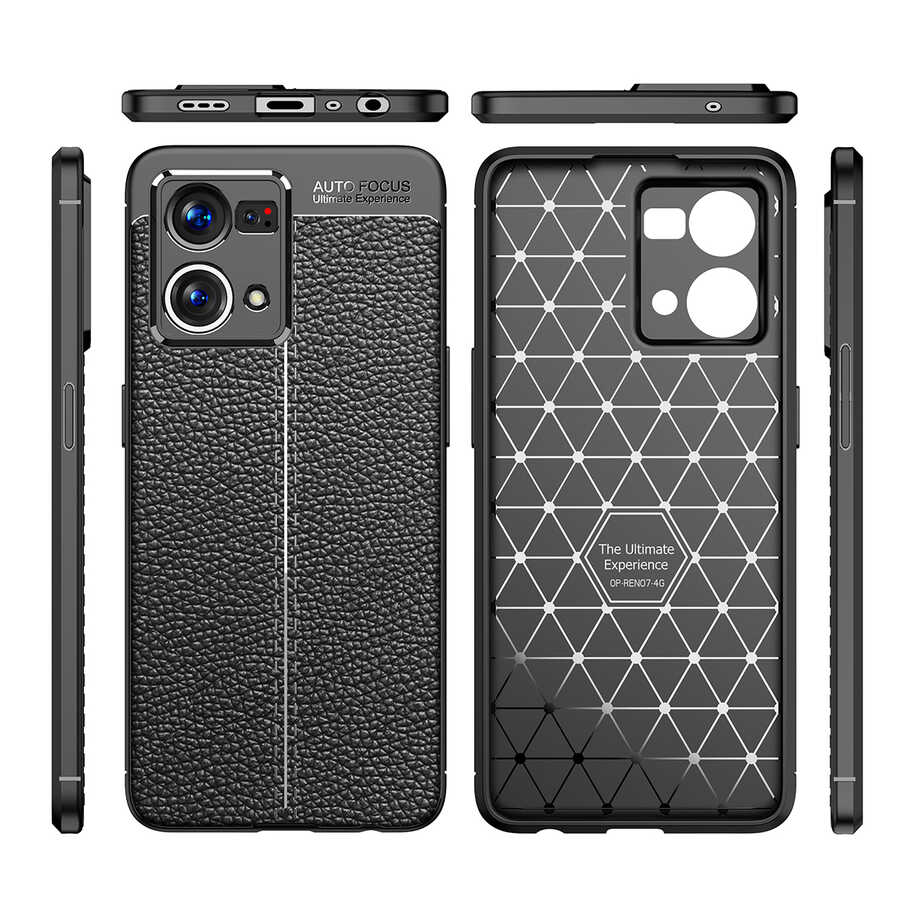 Oppo Reno 7 4G Uyumlu Kılıf Zore Niss Silikon Kapak - 7