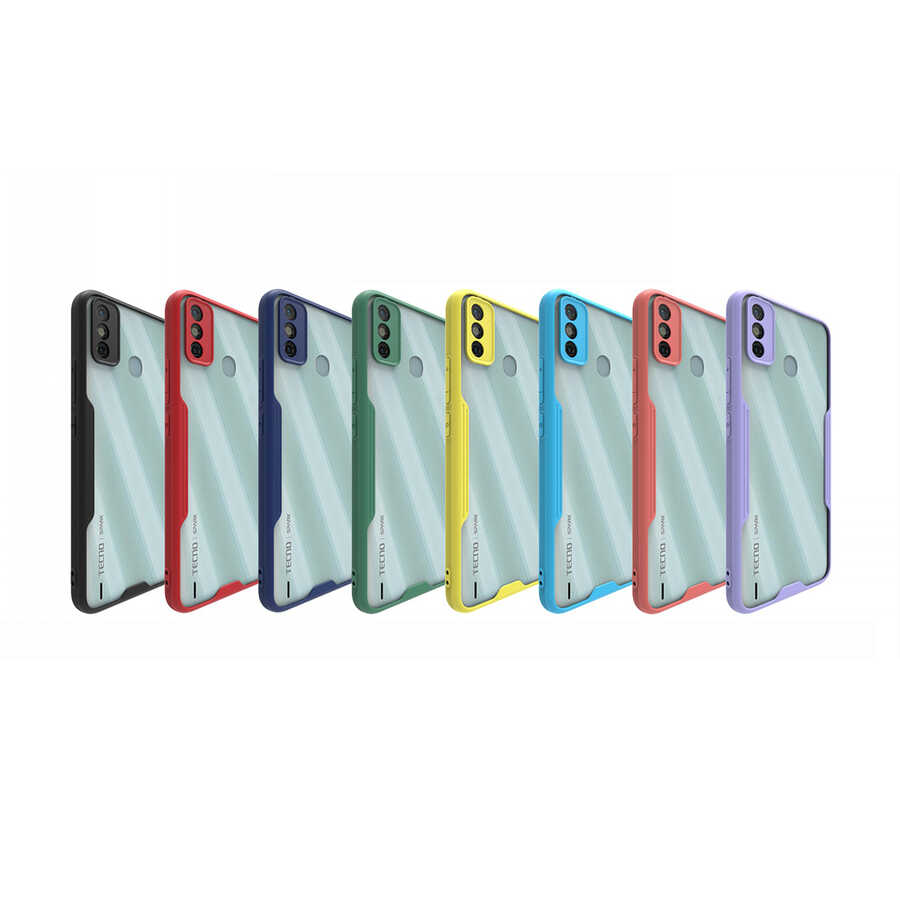 Tecno Spark 6 Go Uyumlu Kılıf Zore Parfe Kapak - 1