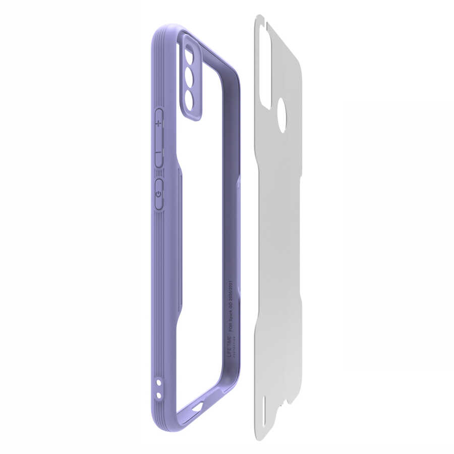 Tecno Spark 6 Go Uyumlu Kılıf Zore Parfe Kapak - 2