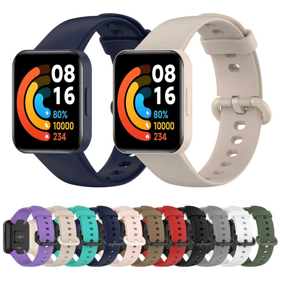 Xiaomi Redmi Watch 2 Lite Uyumlu Zore Klasik Kordon - 6
