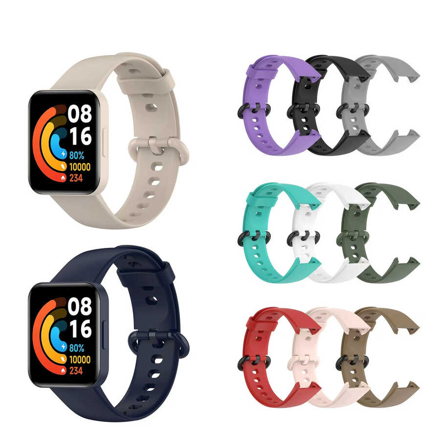 Xiaomi Redmi Watch 2 Lite Uyumlu Zore Klasik Kordon - 7