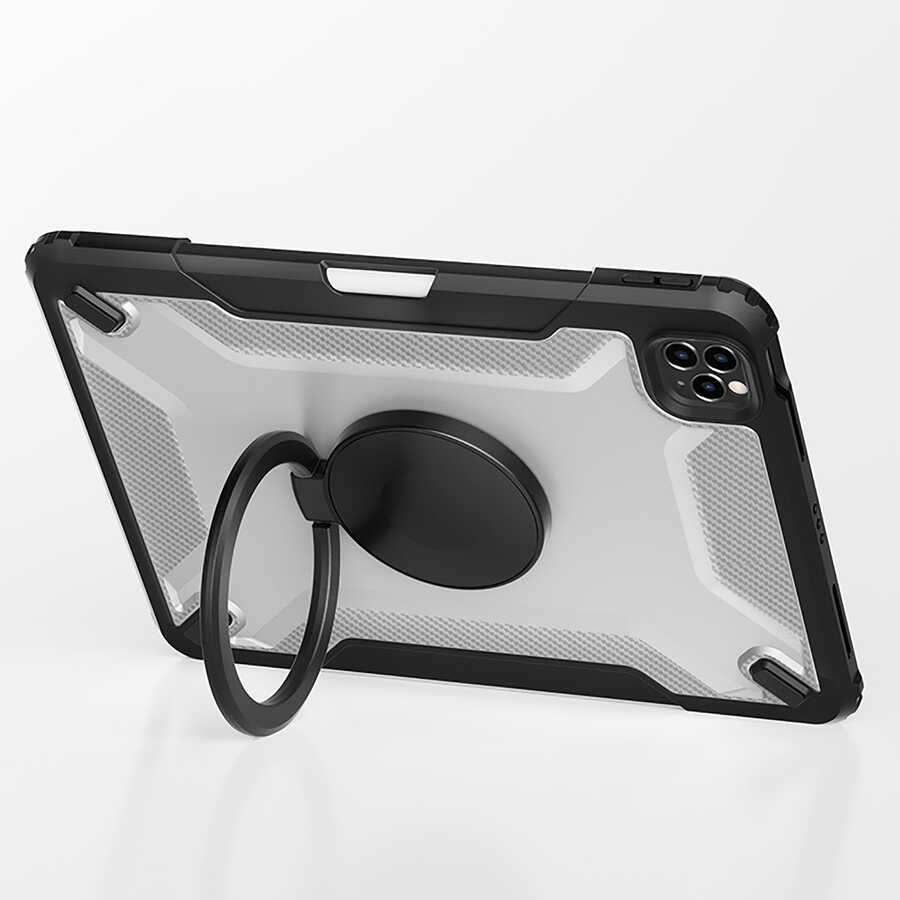 Apple iPad 10.2 Uyumlu (8.Nesil) Wiwu Mecha Dönebilen Standlı Tablet Kılıfı - 2