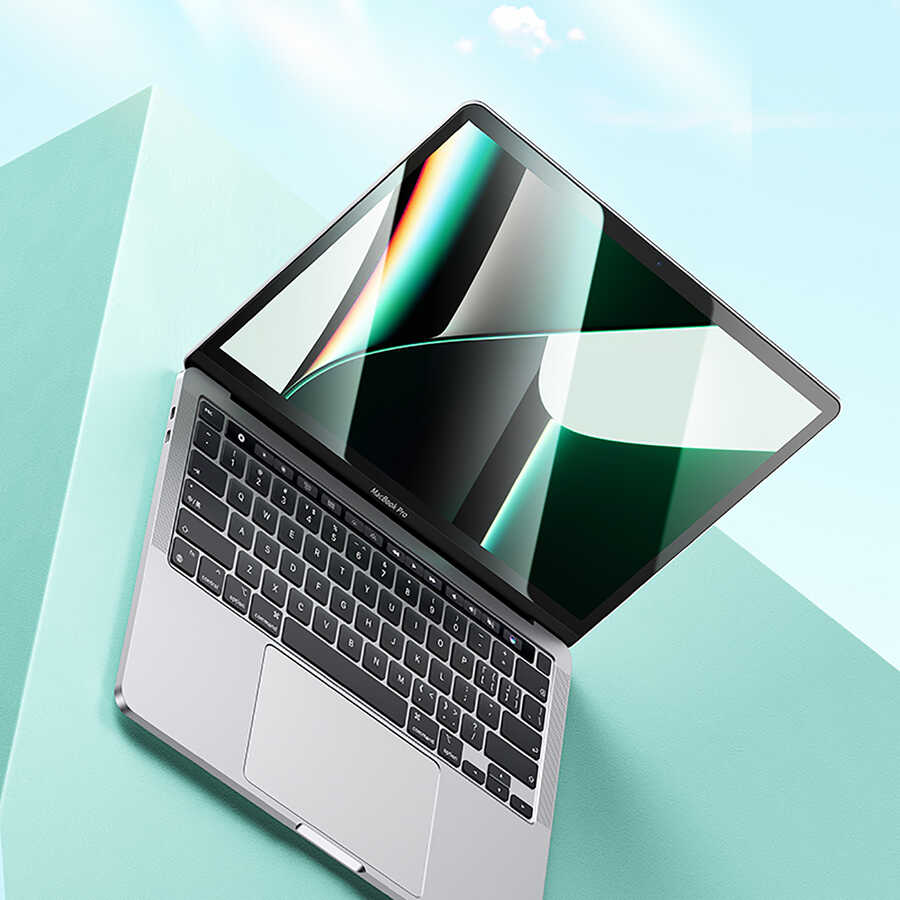 Apple Macbook 16.2' 2021 Uyumlu Benks AR (Anti Reflective) Yansıma Önleyici Ekran Koruyucu - 5