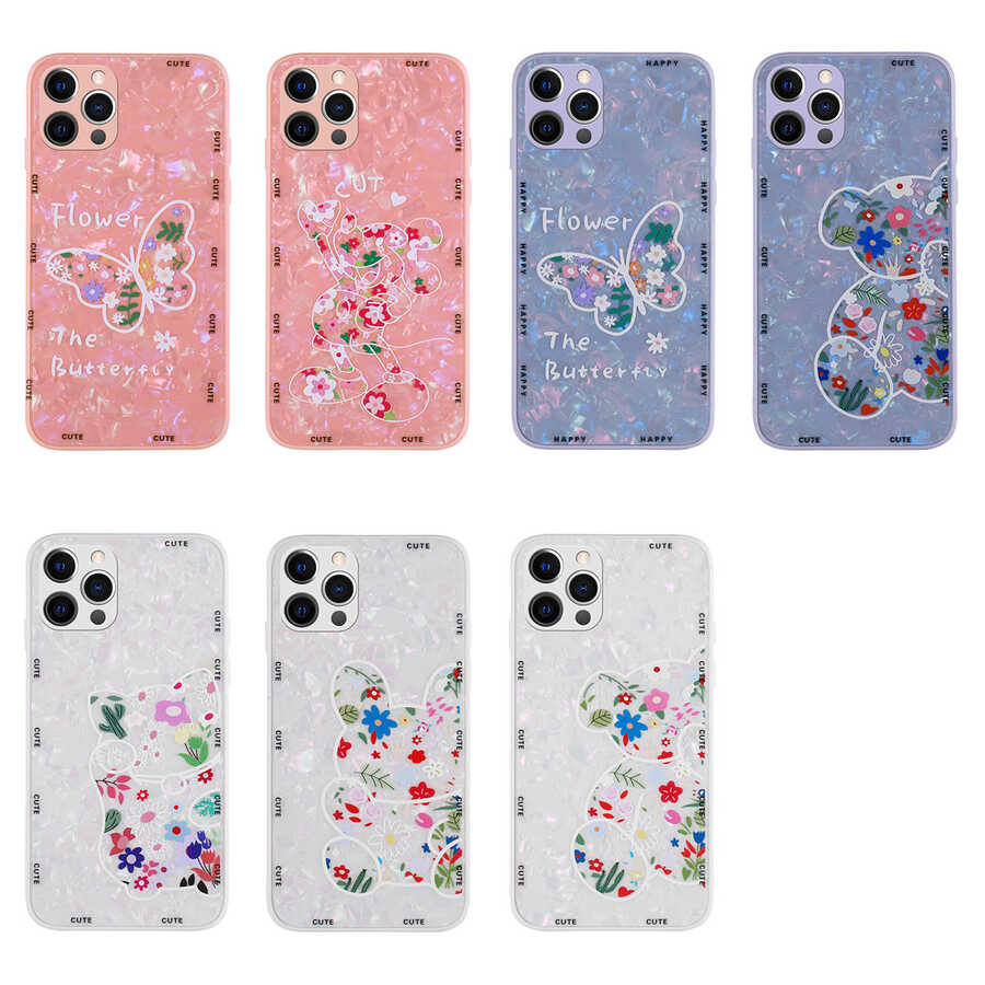 Apple iPhone 13 Pro Max Uyumlu Kılıf Desenli Sert Silikon Zore Mumila Kapak - 1