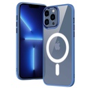 Apple iPhone 13 Pro Uyumlu Kılıf Wireless Şarj Özellikli Zore Krom Magsafe Silikon Kapak - 2