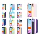 Apple iPhone 11 Uyumlu Kılıf Kamera Korumalı Renkli Temperli Zore X-Cam Kapak - 1