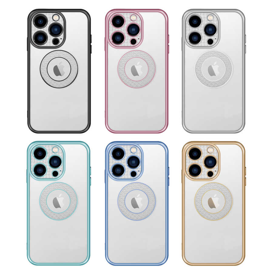 Apple iPhone 13 Pro Max Uyumlu Kılıf Kamera Korumalı Logo Gösteren Zore Esta Kapak - 1