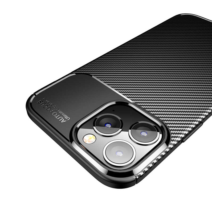 Apple iPhone 14 Pro Max Uyumlu Kılıf Zore Negro Silikon Kapak - 1