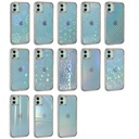 Apple iPhone 11 Uyumlu Kılıf Desenli Parlayan Transparan Zore Avva Kapak - 1