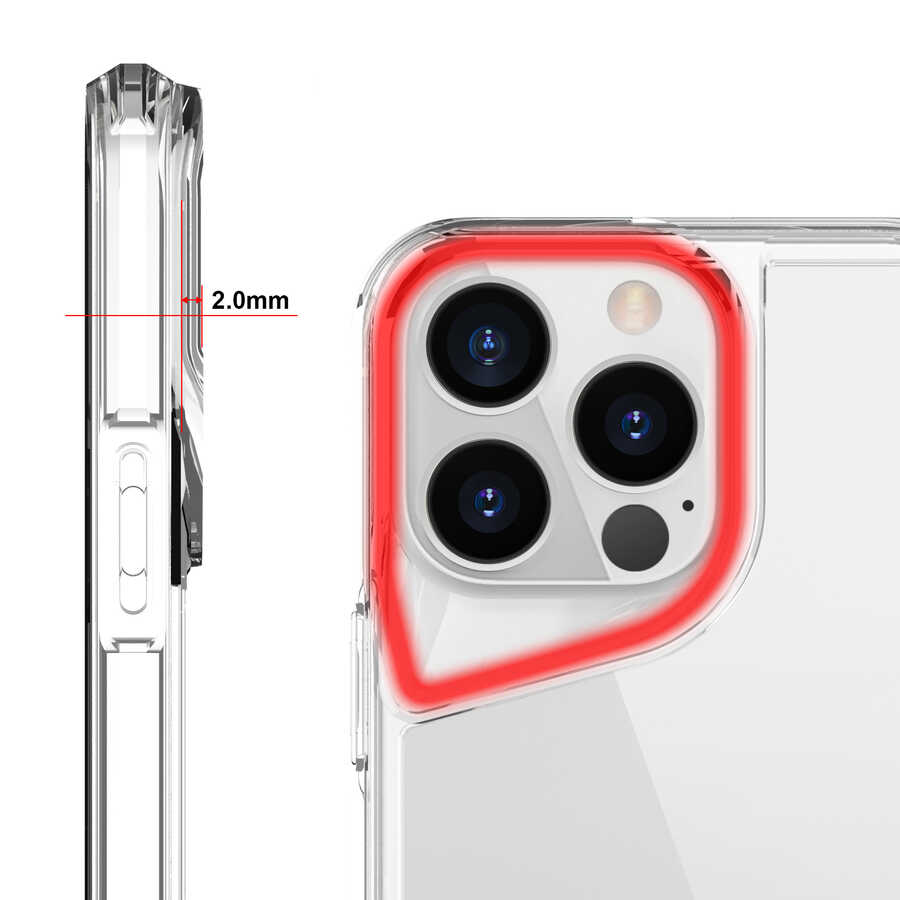 Apple iPhone 14 Pro Uyumlu Kılıf Zore T-Max Kapak - 1