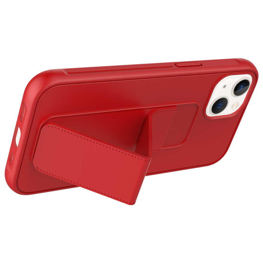 Apple iPhone 14 Uyumlu Kılıf Zore Qstand Kapak - 1