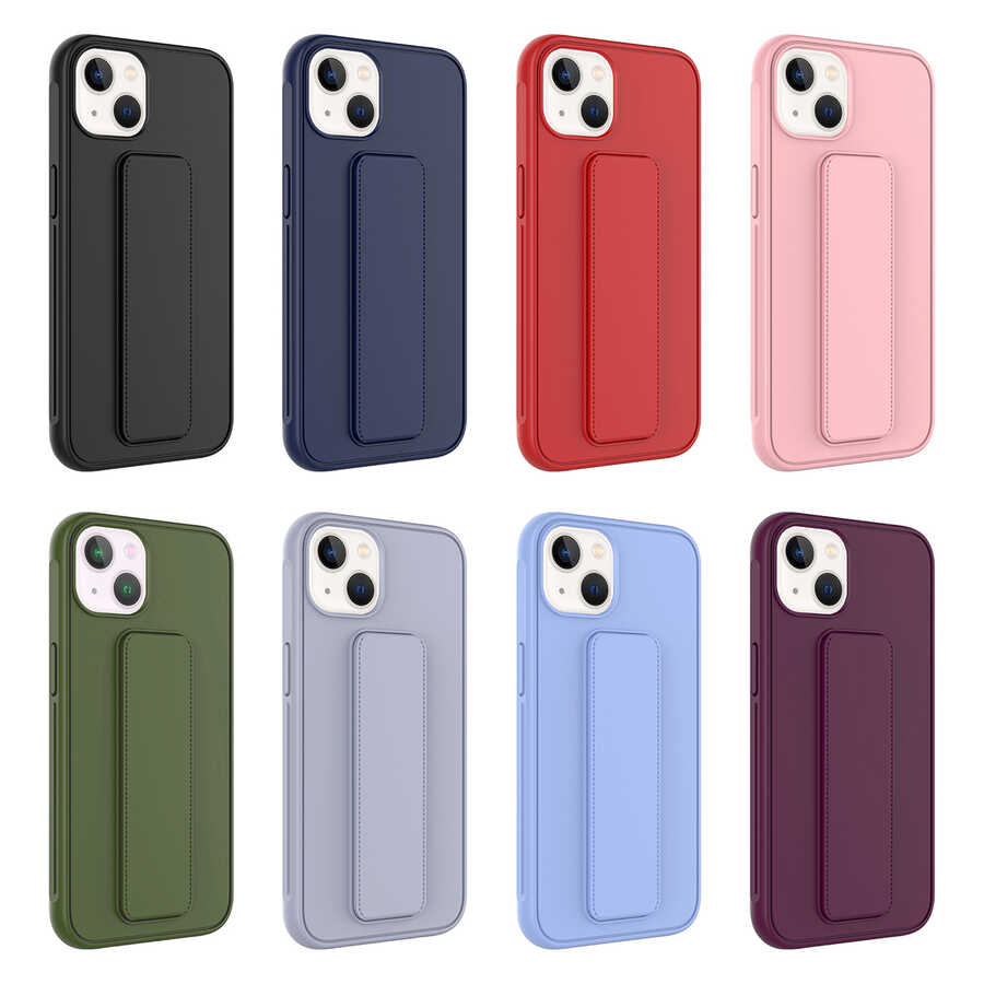 Apple iPhone 14 Uyumlu Kılıf Zore Qstand Kapak - 2