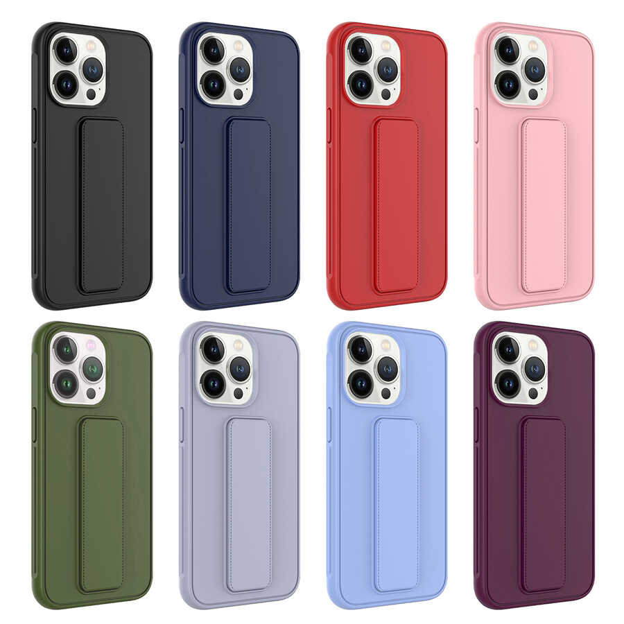 Apple iPhone 14 Pro Uyumlu Kılıf Zore Qstand Kapak - 2