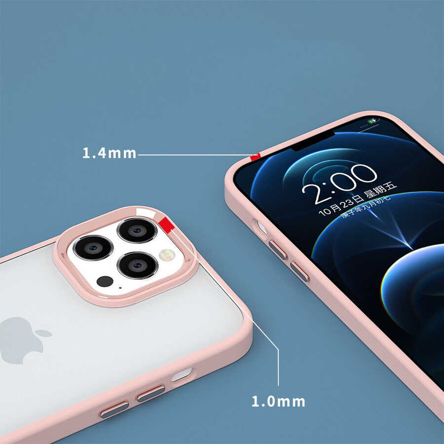 Apple iPhone 14 Plus Uyumlu Kılıf Zore Krom Kapak - 2