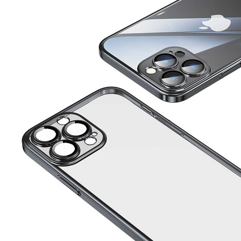 Apple iPhone 14 Pro Uyumlu Kılıf Sert PC Renkli Çerçeveli Zore Riksos Kapak - 11