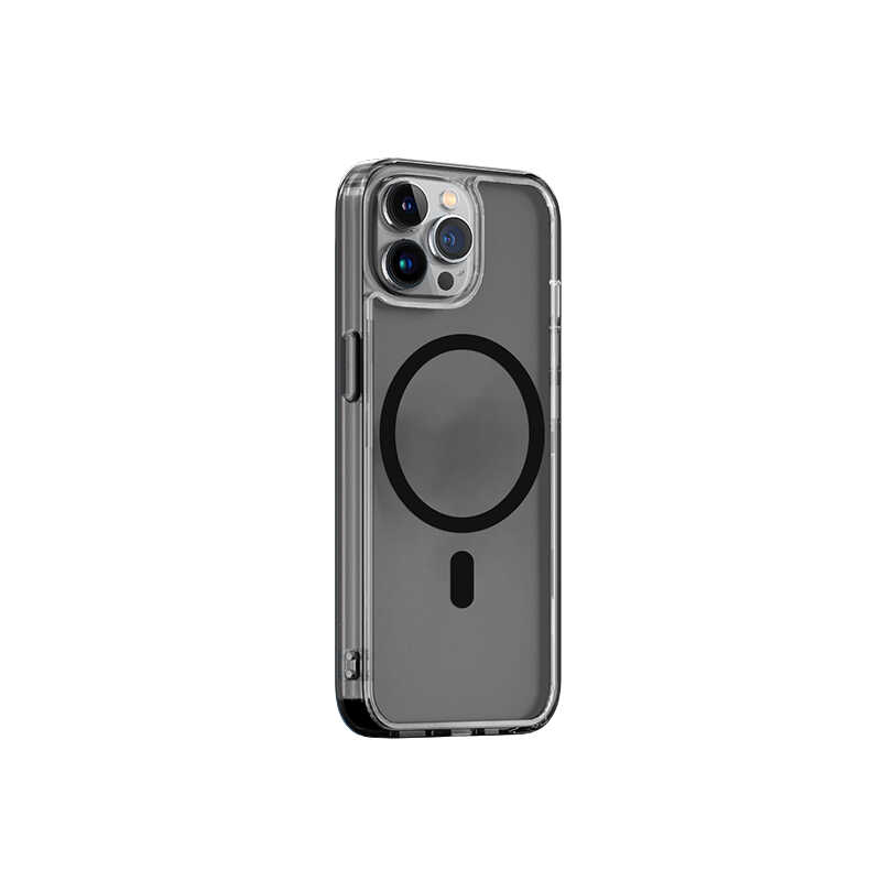 Apple iPhone 14 Pro Max Uyumlu Wiwu Magsafe Şarj Özellikli Lens Korumalı Şeffaf Silikon Kapak - 2