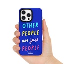 Apple iPhone 15 Uyumlu Kılıf Yazı Desenli Youngkit Mindfullness Serisi Kapak - 2