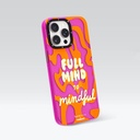 Apple iPhone 15 Uyumlu Kılıf Yazı Desenli Youngkit Mindfullness Serisi Kapak - 5