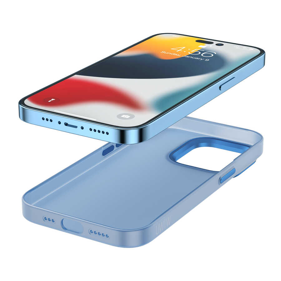 Apple iPhone 14 Uyumlu Wiwu Frosted Magnetic Buzlu Sert PC Kapak - 1