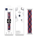 Apple Watch Ultra 49mm Uyumlu Kordon Wiwu Braided Solo Loop Contrast Color Medium Strap Kayış - 3