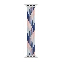 Apple Watch Ultra 49mm Uyumlu Kordon Wiwu Braided Solo Loop Contrast Color Large Strap Kayış - 3