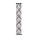 Apple Watch Ultra 49mm Uyumlu Kordon Wiwu Braided Solo Loop Contrast Color Large Strap Kayış - 5
