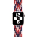 Apple Watch Ultra 49mm Uyumlu Kordon Wiwu Braided Solo Loop Contrast Color Large Strap Kayış - 9