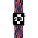 Apple Watch Ultra 49mm Uyumlu Kordon Wiwu Braided Solo Loop Contrast Color Large Strap Kayış - 10