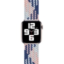 Apple Watch Ultra 49mm Uyumlu Kordon Wiwu Braided Solo Loop Contrast Color Large Strap Kayış - 13