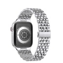 Apple Watch Ultra 49mm Uyumlu Kordon Wiwu Seven Beads Steel Belt Metal Strap Kayış - 5