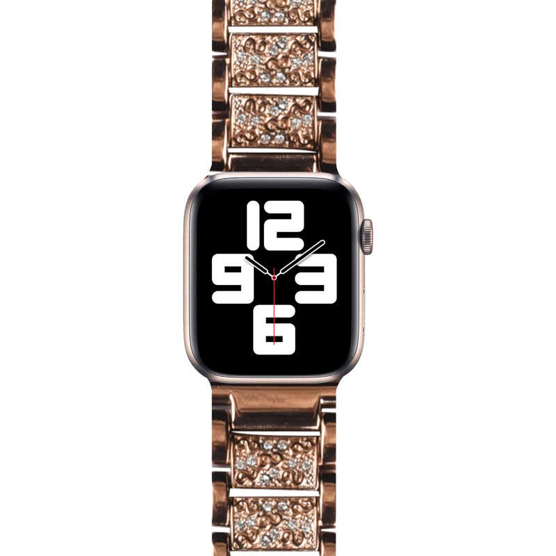 Apple Watch Ultra 49mm Uyumlu Kordon Wiwu Three Beads Set Auger Metal Strap Kayış - 2