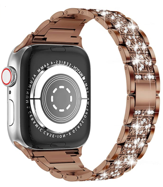 Apple Watch Ultra 49mm Uyumlu Kordon Wiwu Three Beads Set Auger Metal Strap Kayış - 5