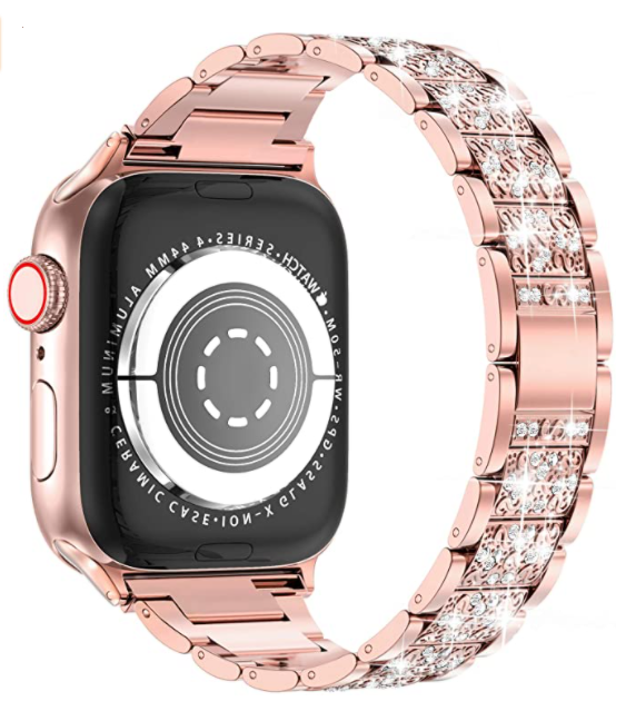 Apple Watch Ultra 49mm Uyumlu Kordon Wiwu Three Beads Set Auger Metal Strap Kayış - 7