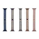 Apple Watch Ultra 49mm Uyumlu Kordon Wiwu Three Beads Set Auger Metal Strap Kayış - 8