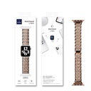 Apple Watch Ultra 49mm Uyumlu Kordon Wiwu Three Beads Set Auger Metal Strap Kayış - 11