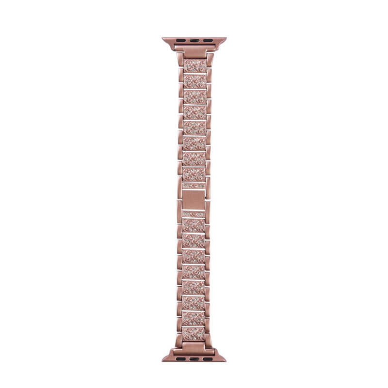 Apple Watch Ultra 49mm Uyumlu Kordon Wiwu Three Beads Set Auger Metal Strap Kayış - 14