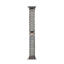 Apple Watch Ultra 49mm Uyumlu Kordon Wiwu Three Beads Set Auger Metal Strap Kayış - 16