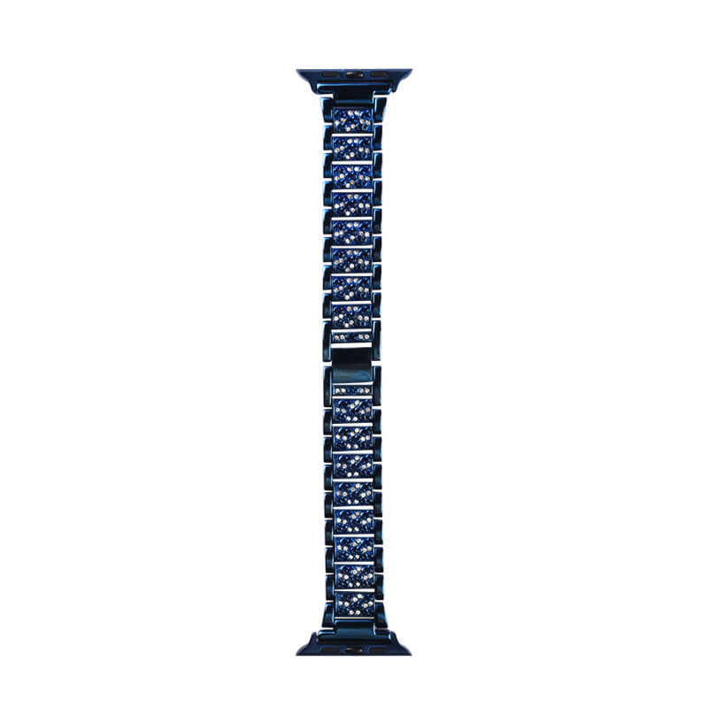 Apple Watch Ultra 49mm Uyumlu Kordon Wiwu Three Beads Set Auger Metal Strap Kayış - 18