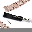 Apple Watch Ultra 49mm Uyumlu Kordon Wiwu Three Beads Set Auger Metal Strap Kayış - 22