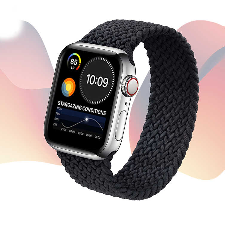 Apple Watch Ultra 49mm Uyumlu Kordon KRD-32 Small Strap Kayış - 6