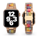 Apple Watch Ultra 49mm Uyumlu Kordon Wiwu Resin Steel Belt Metal Strap Kayış - 10