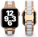 Apple Watch Ultra 49mm Uyumlu Kordon Wiwu Resin Steel Belt Metal Strap Kayış - 17
